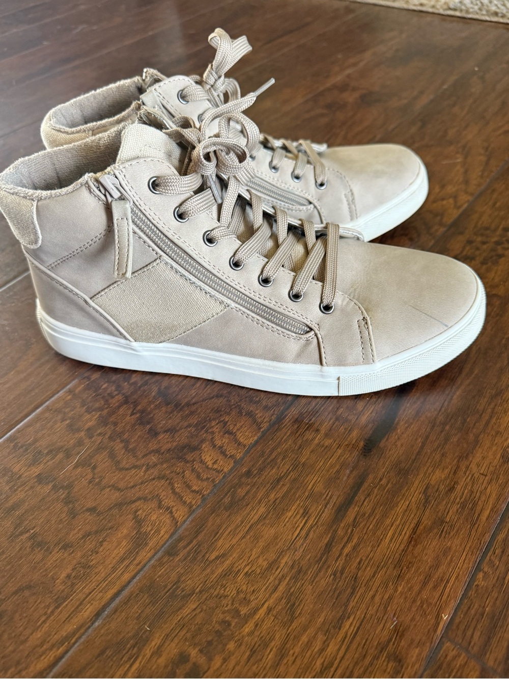 Maurices Women's High-Top Sneakers in Tan